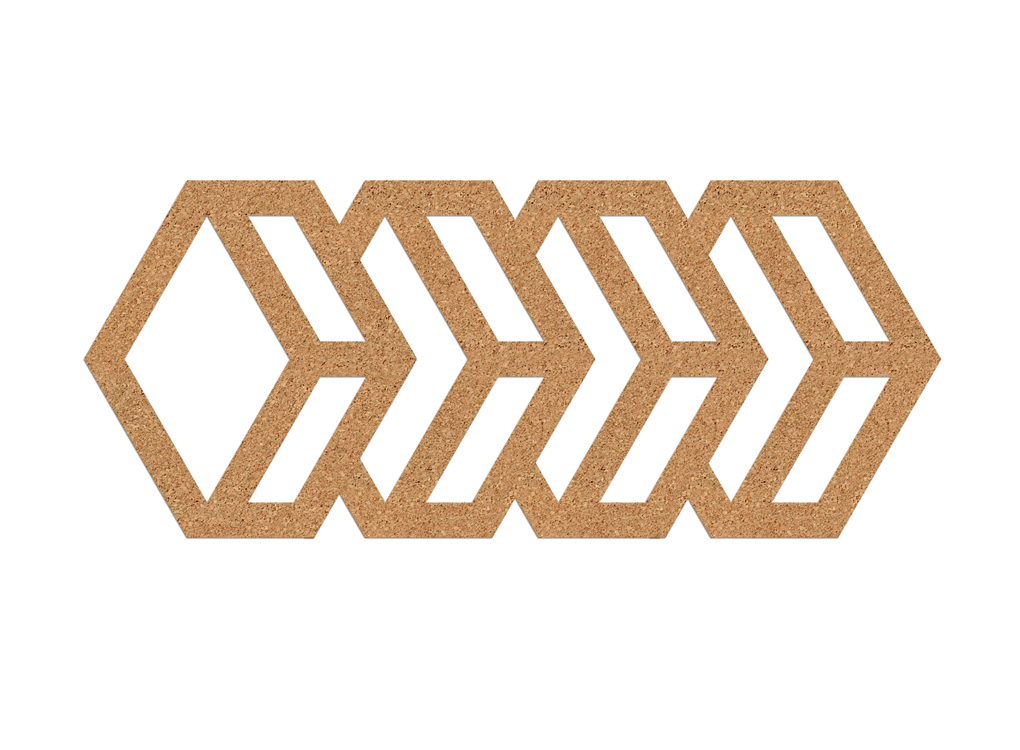 Creative pin board sticks to wall to create lots of shapes