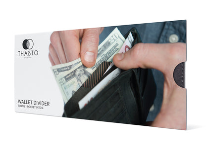Wallet Divider gift packaging by THABTO