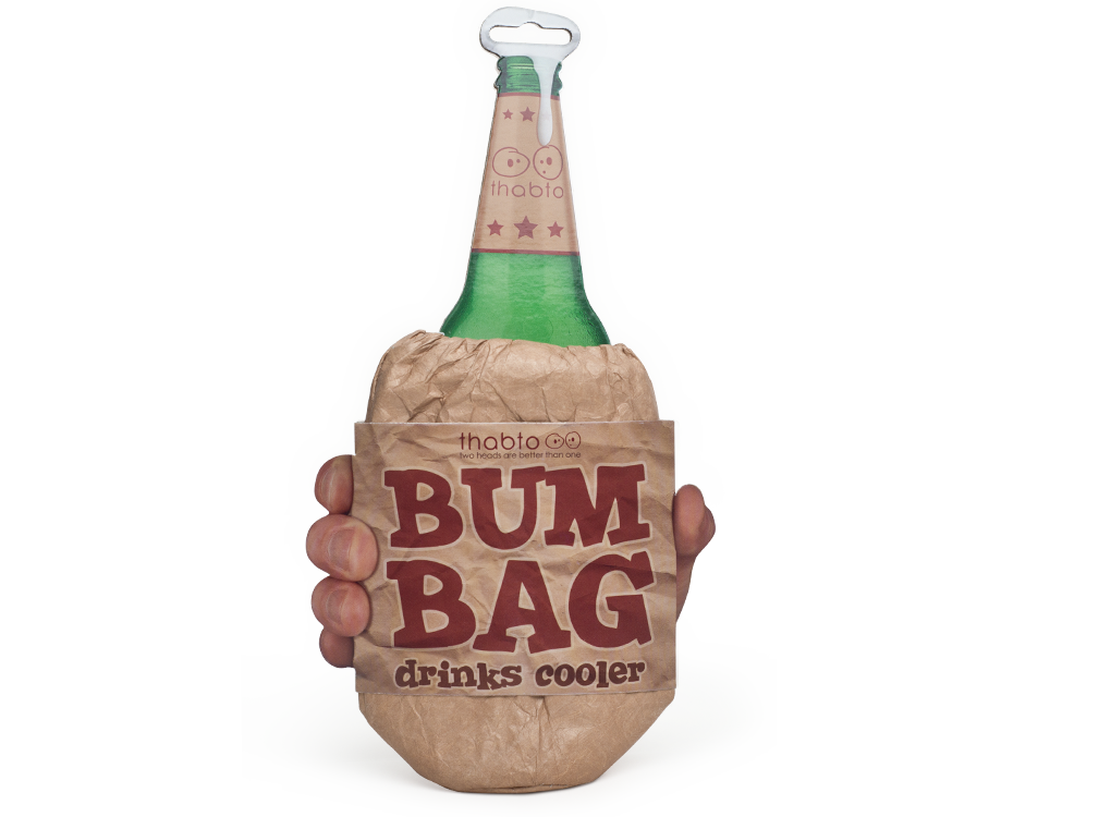 THABTO Brown Paper Bag Bottle Cooler