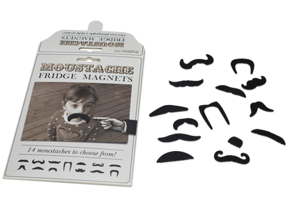 MOUSTACHE FRIDGE MAGNETS , Magnets - THABTO, THABTO Design Store
 - 1