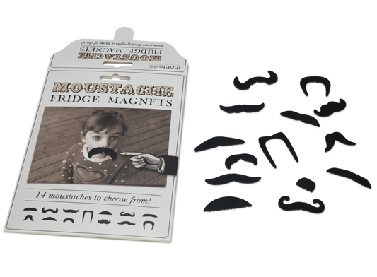 MOUSTACHE FRIDGE MAGNETS , Magnets - THABTO, THABTO Design Store
 - 1