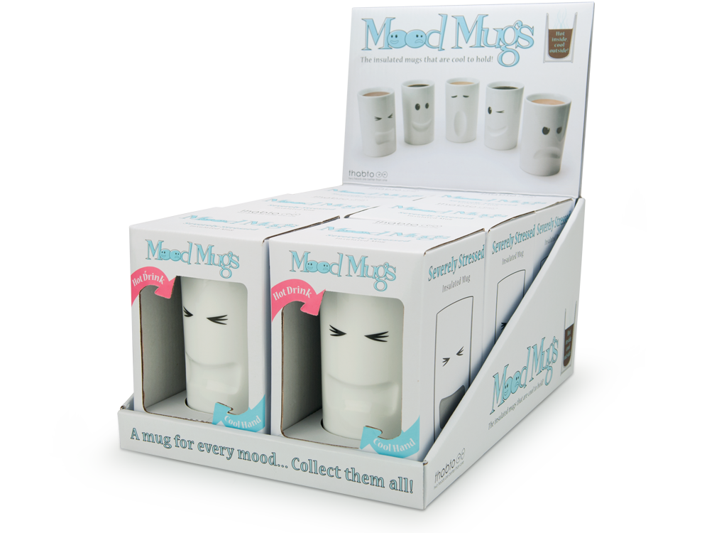 Mood Mugs ceramic double wall insulated mugs by THABTO