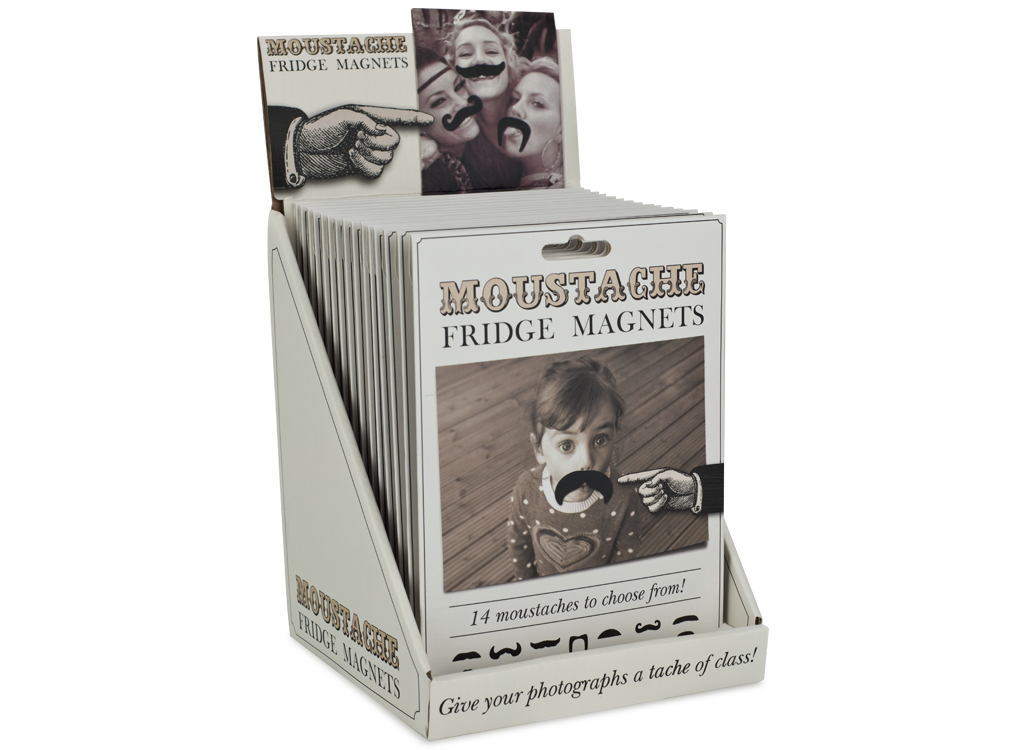 MOUSTACHE FRIDGE MAGNETS , Magnets - THABTO, THABTO Design Store
 - 1
