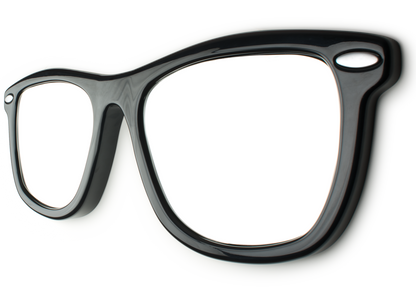 Looking Good wall mounted sunglasses mirror in black by THABTO