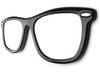 Looking Good wall mounted sunglasses mirror in black by THABTO