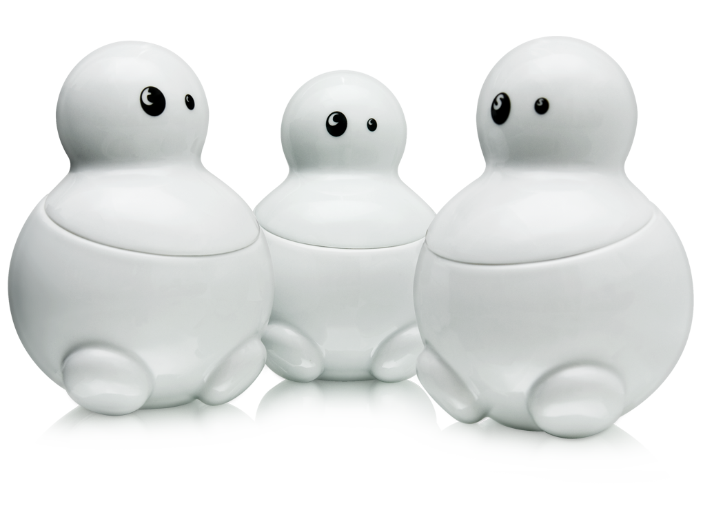 TOM, DICK & HARRY tea sugar and coffee storage jars by THABTO